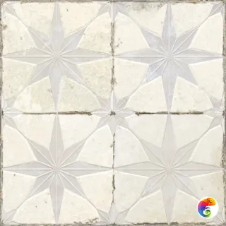 PERONDA FS STAR WHITE LT 45х45x0.95 BN-17