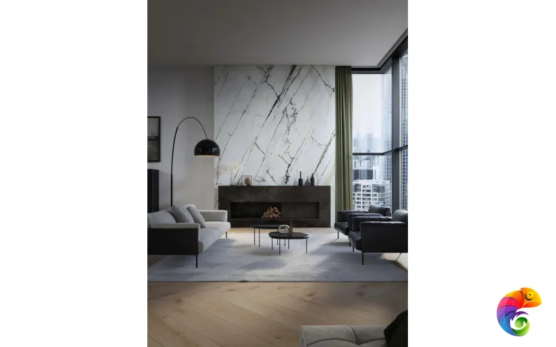 PORCELANOSA XLIGHT CALACATTA GREEN 02 SILK 120х270 G-2705