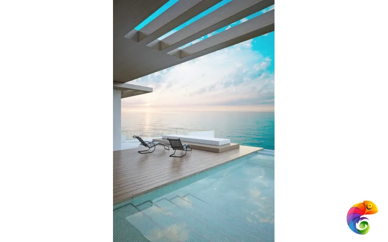 VIDREPUR COLORS NIEBLA TURQUESA (2.5х2.5) 31.5х31.5