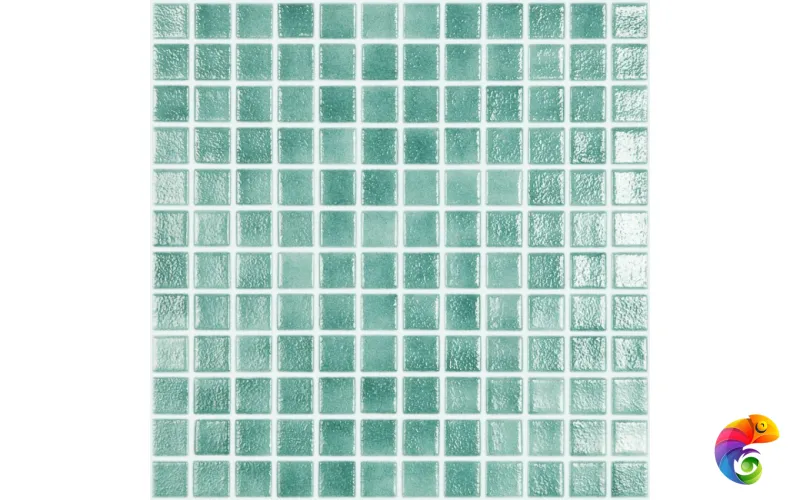 VIDREPUR COLORS NIEBLA TURQUESA (2.5х2.5) 31.5х31.5