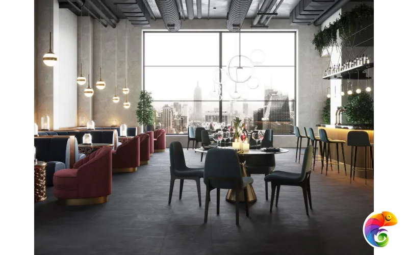 PORCELANOSA IMAGE DARK 40х80x1.15 G-349