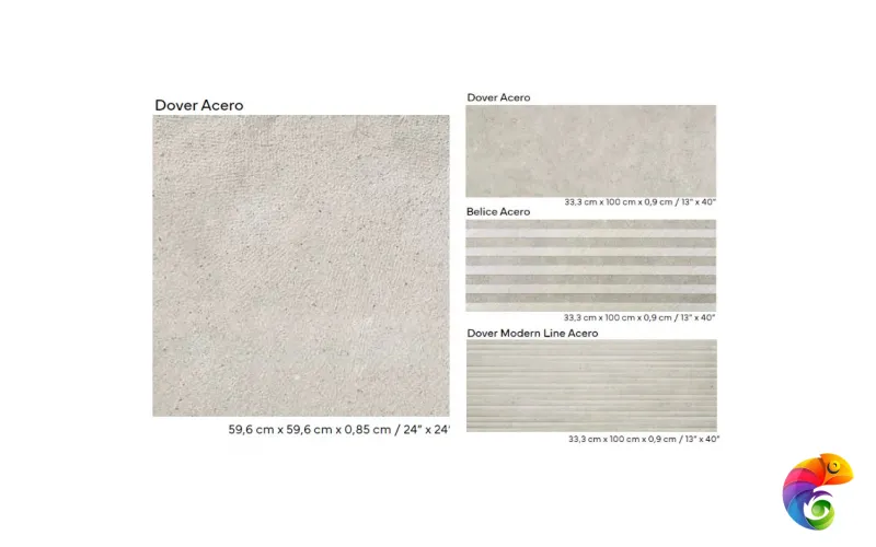 PORCELANOSA DOVER ACERO 33.3х100 G-261