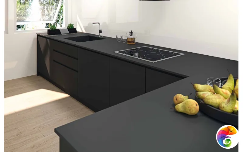 GRESPANIA COVERLAM BASIC NEGRO NATURAL 120х260x3.5