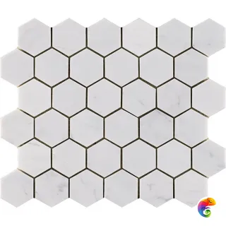 LANTIC ESSENTIAL HEXAGON PERSIAN WHITE 25.8х29.8 G-135