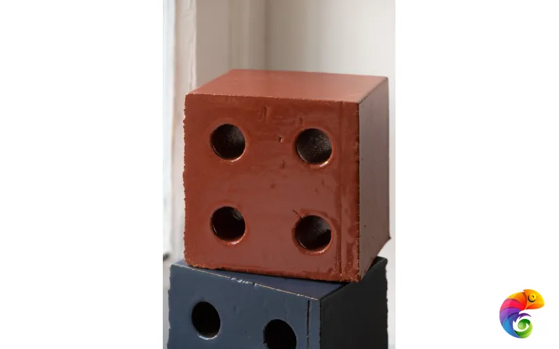 MUTINA BLOC RED GLOSSY 13х13