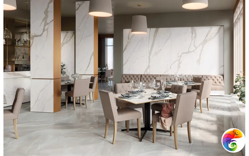 MIRAGE WHITE CRYSTAL CP 05 LUC SQ 80х80x0.9