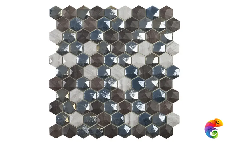 VIDREPUR ELITE SAPELLY MIX HEX (3.5х3.5) 31.7х30.7