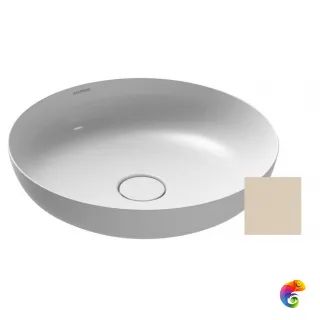 KLD MIENA 3180 Раковина стальная с самоочищающимся покрытием д.450 мм, pergamon