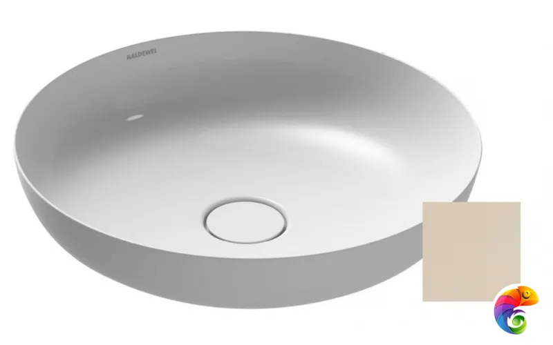 KLD MIENA 3180 Раковина стальная с самоочищающимся покрытием д.450 мм, pergamon