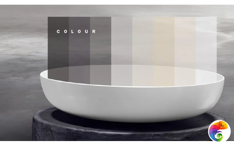 KLD MIENA 3180 Раковина стальная с самоочищающимся покрытием д.450 мм, pergamon