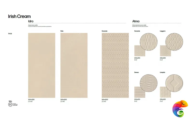 MIRAGE IRISH CREAM TA 02 IDRO 50х120x0.85