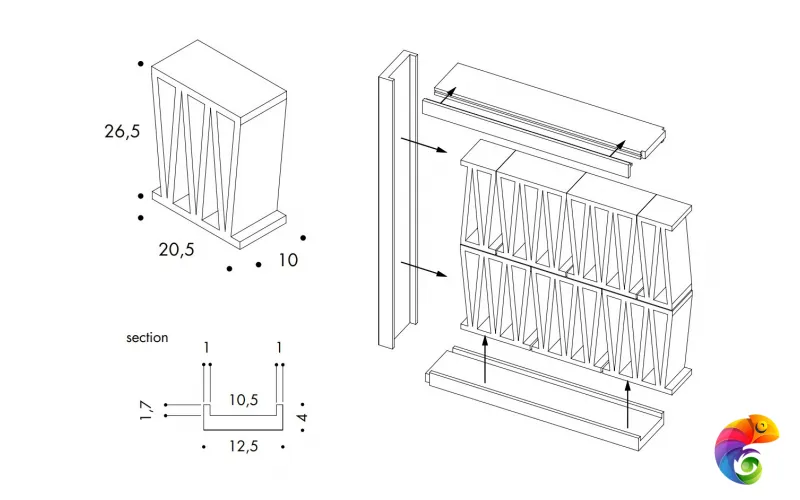 MUTINA CELOSIA NATURAL 20.5х26.5