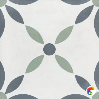 HARMONY HAVANA WHITE FLOWER 22.3х22.3x0.9 Q-6