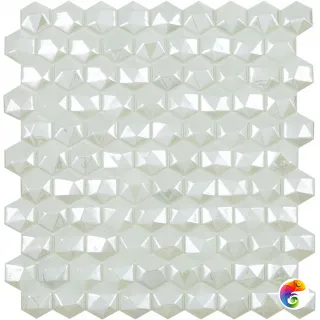 VIDREPUR DIAMOND WHITE HEX (3.5х3.5) 31.7х30.7