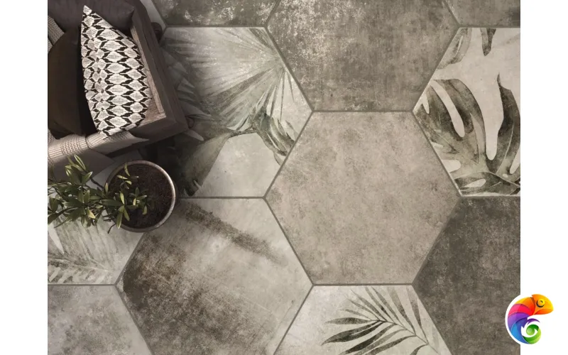 COLORKER TROPIC GREY HEXAG 32х36.8 ZM-228