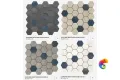 PERONDA D.GRUNGE FLOOR WHITE HEXAGON AS 28.3х29.4 P-60