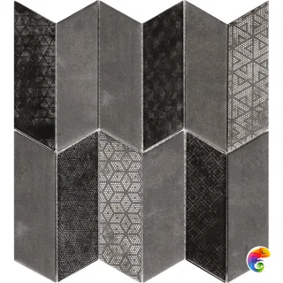 LANTIC RHOMBOID BLACK 29.8x29.8x0.8 G-125
