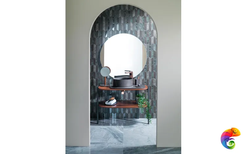 LANTIC RHOMBOID BLACK 29.8x29.8x0.8 G-125