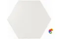 EQUIPE HEXAGON WHITE MATT 12.4х10.7 EQ-10S