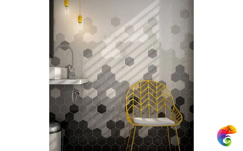 EQUIPE HEXAGON WHITE MATT 12.4х10.7 EQ-10S