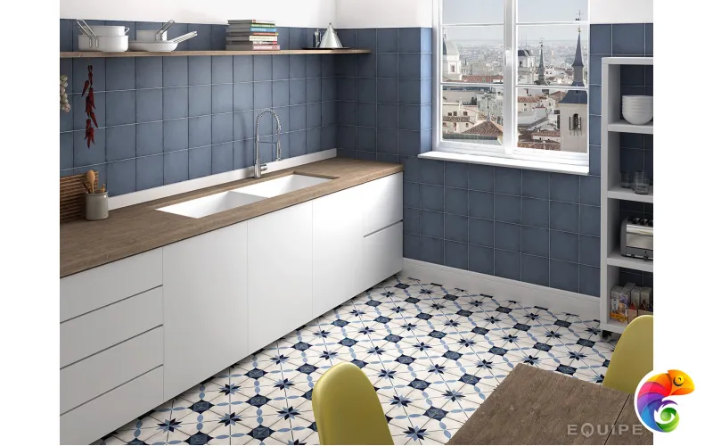 EQUIPE ART NOUVEAU WOAD BLUE 20х20 EQ-3