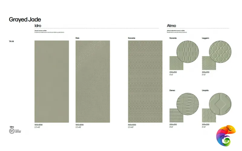 MIRAGE GRAYED JADE TA 04 IDRO 50х120x0.85