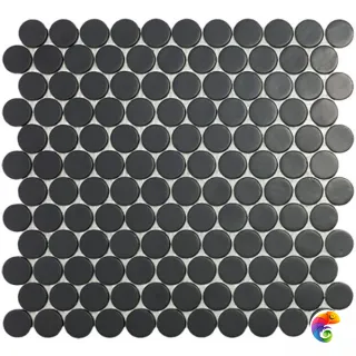 VIDREPUR CIRCLE BLACK MT (2.5x2.5) 30.6х31.4
