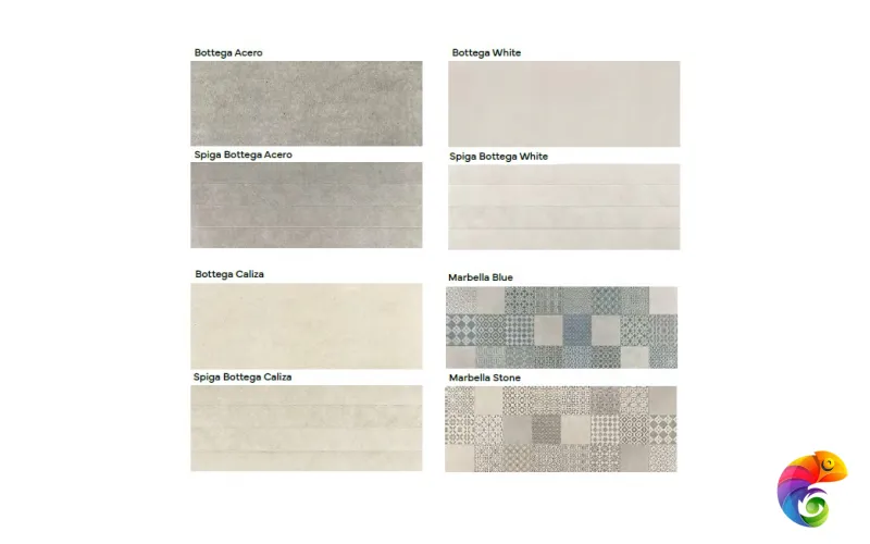 PORCELANOSA BOTTEGA ACERO SPIGA 45x120 G-274