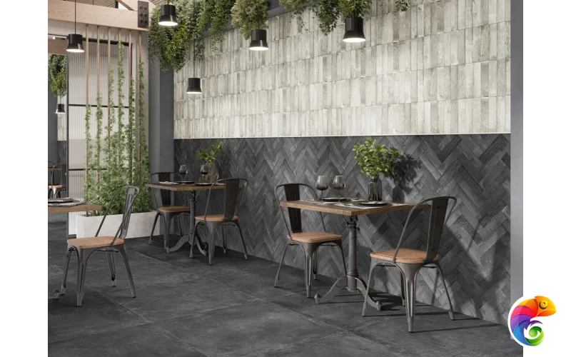 HARMONY LAGOON ANTHRACITE DECOR 6х24.6 Q-53