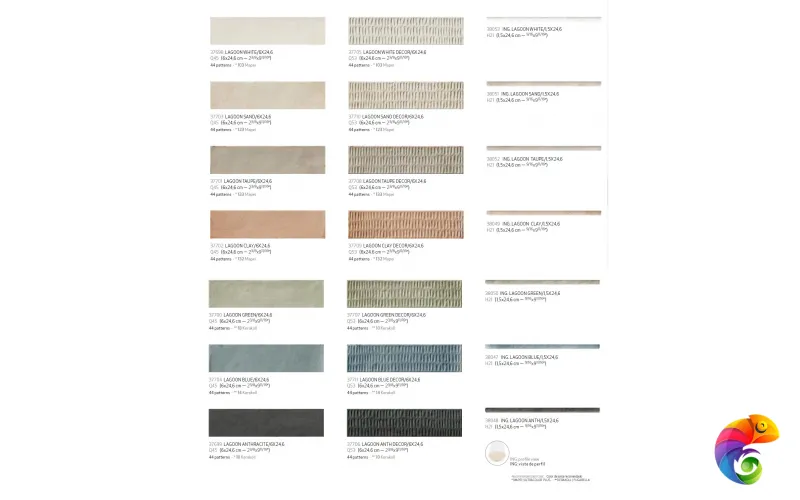 HARMONY LAGOON ANTHRACITE DECOR 6х24.6 Q-53