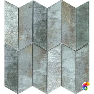 LANTIC RHOMBOID VERDIGRIS 29.8x29.8x0.8 G-125