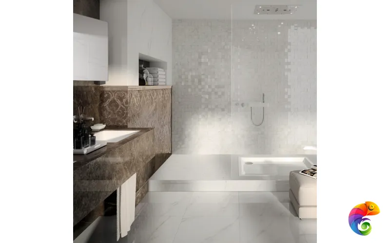 MIRAGE BIANCO STATUARIO JW 01 LUC SQ 60x60х9