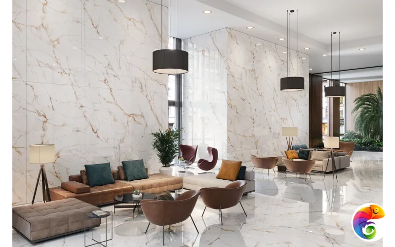 PORCELANOSA XLIGHT CALACATTA GOLD 02 SILK 120х270 G-2704