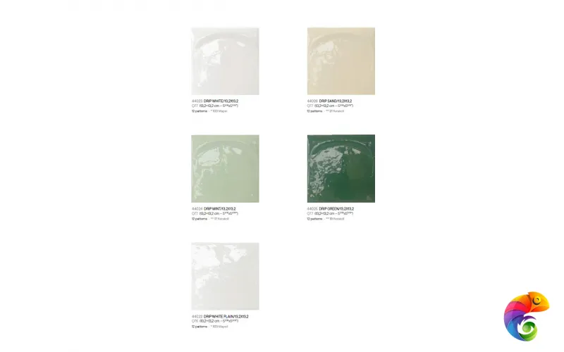 HARMONY DRIP GREEN 13.2х13.2 Q-77