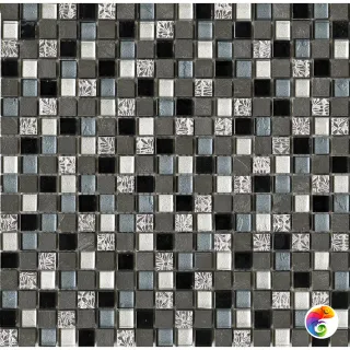 LANTIC IMPERIA MIX SILVER BLUE BLACKS (1.5x1.5) 29.8x29.8 G-126
