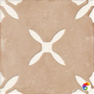 HARMONY PANGEA CLAY FLOWER LT 22.3х22.3 Q-61