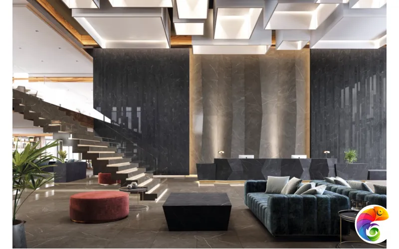 PORCELANOSA XLIGHT LIEM DARK NATURE 120х120x6 G-2528