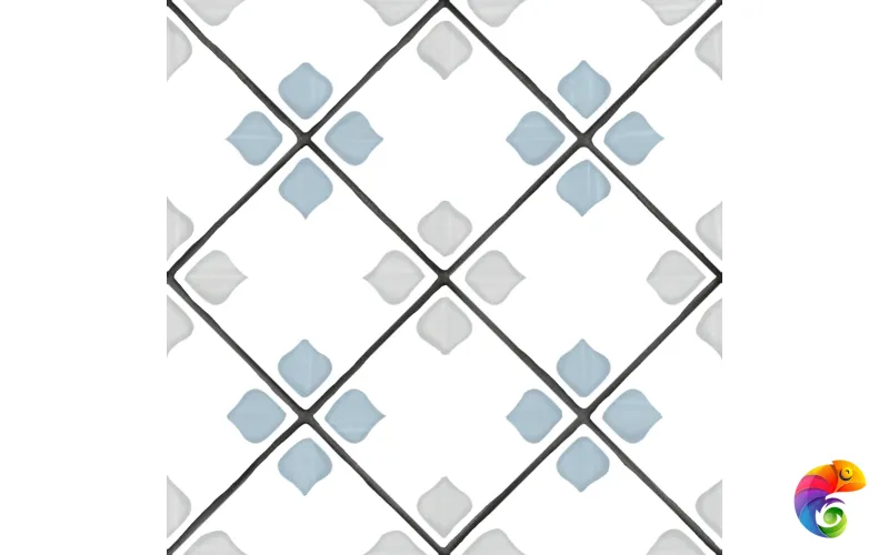 HARMONY TANGER SILVER RHOMB 12.3х12.3 Q-39