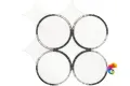 LANTIC TEMPO CIRCLE WHITE 29.9х29.9 G-146