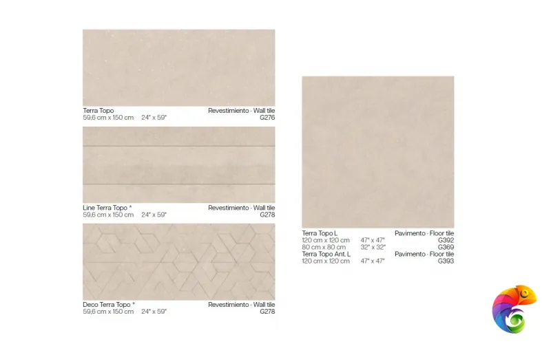 PORCELANOSA TERRA TOPO 59.6х150 G-276