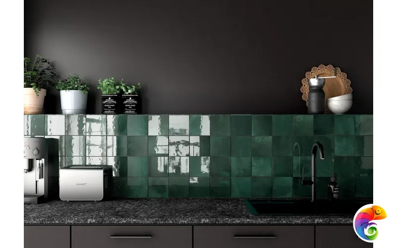 EQUIPE ARTISAN MOSS GREEN 13.2x13.2 EQ-3