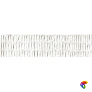 HARMONY LAGOON WHITE DECOR 6х24.6 Q-53