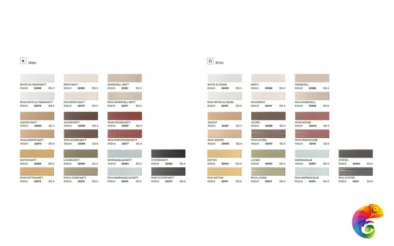 EQUIPE LUMINA ACORN RIVIA MATT 6х24.6 EQ-5