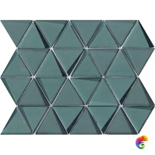 LANTIC EFFECT TRIANGLE EMERALD 31x26x0.8 G-133