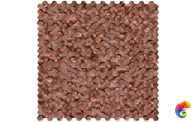 LANTIC GRAVITY ALUMINIUM 3D HEXAGON COPPER 30.7х30.1 G-150