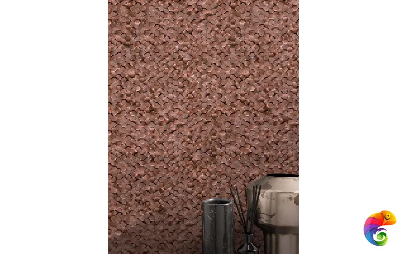 LANTIC GRAVITY ALUMINIUM 3D HEXAGON COPPER 30.7х30.1 G-150