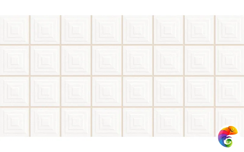HARMONY PIQUE MOSAIC WHITE 20х40 Q-41