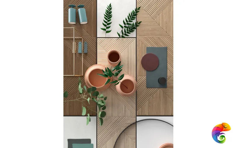 COLORKER TANGRAM COFFEE 31.6х100 M-77