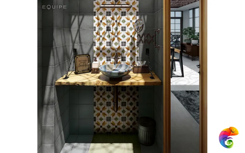 EQUIPE ART NOUVEAU CHARCOAL GREY 20х20 EQ-3