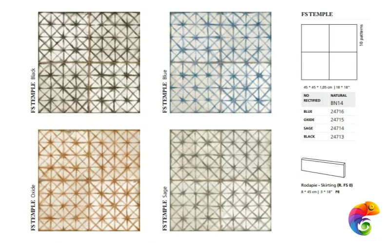PERONDA FS TEMPLE OXIDE 45х45 BN-14